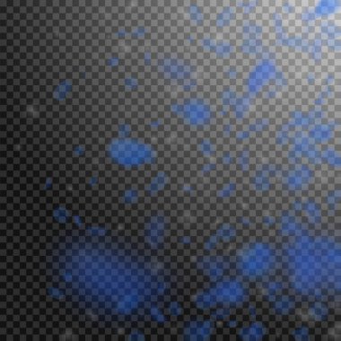 Koyu mavi çiçek yaprakları dökülüyor. Şık Roma.