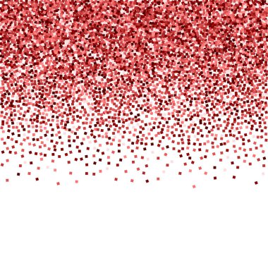 Kırmızı altın parıltılı lüks konfeti. Scatte