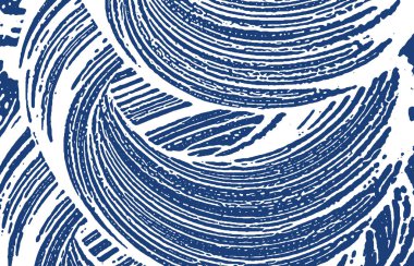 Grunge dokusu. Üzüntü çivit pürüzü. Emoti.