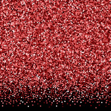 Kırmızı altın parıltılı lüks konfeti. Scatte