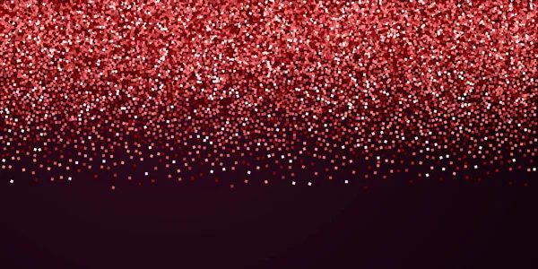 Rood goud glitter luxe sprankelende confetti. Scatte — Stockvector