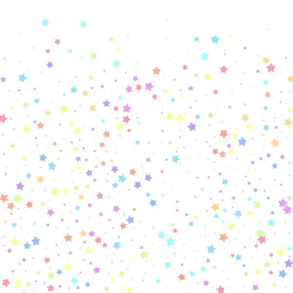 Confete festivo. Estrelas de celebração. Estrela colorida — Vetor de Stock