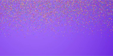 Şenlikli konfeti. Kutlama yıldızları. Renkli konfeksiyon