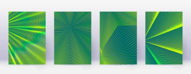 Sanat kartı. Soyut çizgiler modern broşür 