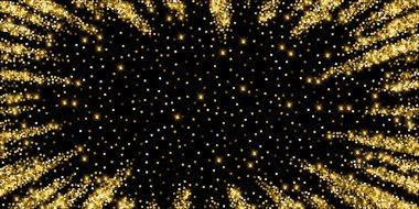 Işıl ışıl altın konfeti. Scattere