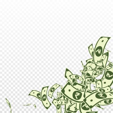 Hindistan rupisi düşüyor. Dağınık INR faturaları