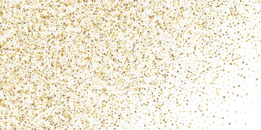 Altın konfeti konfeti konfetisi. Dağınık