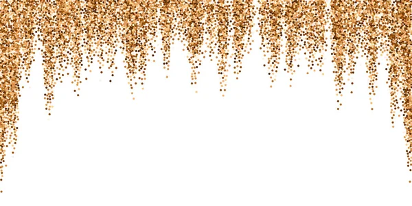 Red round gold glitter luxury sparkling confetti. — Stock Vector