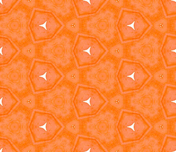 Patrón inconsútil de primavera naranja siempre. Dibujado a mano — Foto de Stock