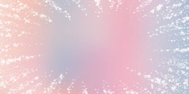 Beyaz kalp konfetileri sever. Sevgililer günü vignet