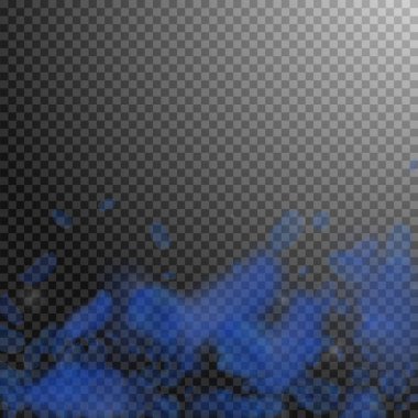 Koyu mavi çiçek yaprakları aşağı düşen. Klasik roma