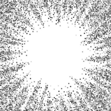 Gümüş parıltılı, ışıl ışıl, konfeti. Scattere