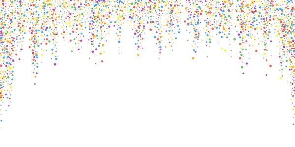 Confete festivo. Estrelas de celebração. Arco-íris confe —  Vetores de Stock