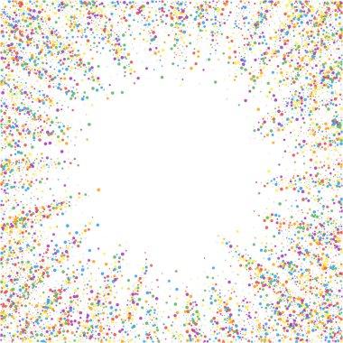 Şenlikli konfeti. Kutlama yıldızları. Renkli konfeksiyon