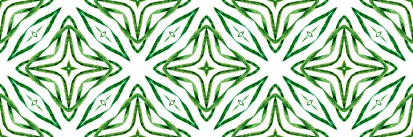 Diseño dibujado a mano verde árabe. Textil listo — Foto de Stock