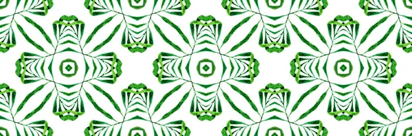 Tiled green watercolor background. Repeating — Stock Photo, Image