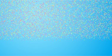 Şenlikli konfeti. Kutlama yıldızları. Renkli yıldız