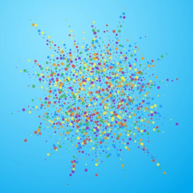 Şenlikli konfeti. Kutlama yıldızları. Neşeli bir şenlik