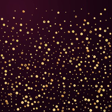 Nadir bulunan altın konfeti konfeti konfetisi. Kare