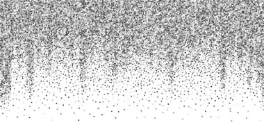 Yuvarlak gümüş parıltılı, ışıltılı konfeti. Kare