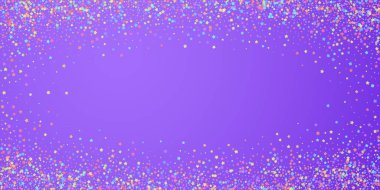 Şenlikli konfeti. Kutlama yıldızları. Renkli yıldız