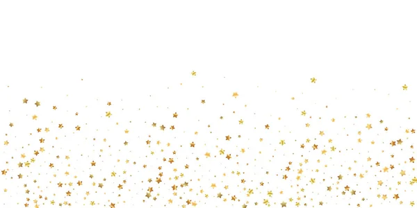Altın yıldızlı, pırıl pırıl lüks konfeti. Scatt.