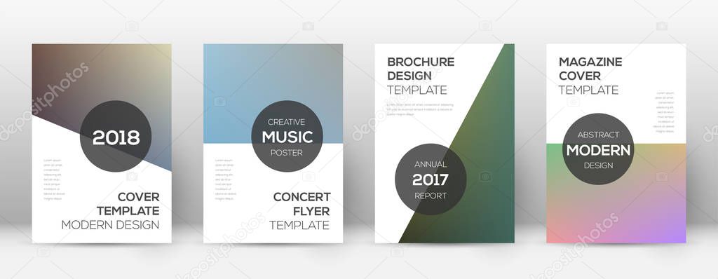 Flyer Layout Modern Exceptional Template For Brochure Annual Report Magazine Poster Corporate Presentation Portfolio Flyer Attractive Color Transition Cover Page Premium Vector In Adobe Illustrator Ai Ai Format Encapsulated