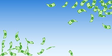 Amerikan dolarları düşüyor. Yüzen Amerikan doları. 