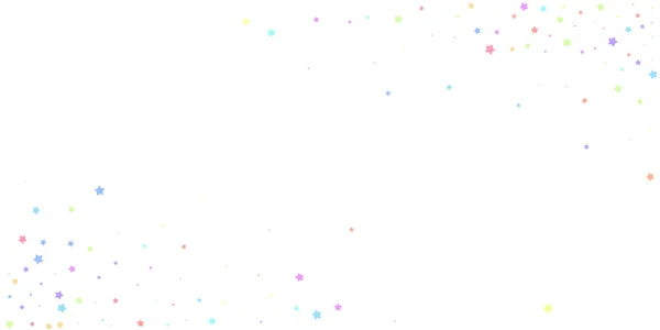 Confete festivo. Estrelas de celebração. Estrela colorida —  Vetores de Stock