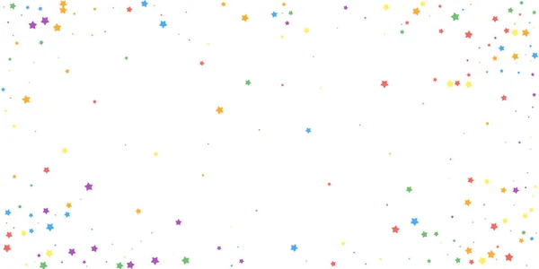 Confeti festivo. Estrellas de celebración. Estrellas alegres — Vector de stock