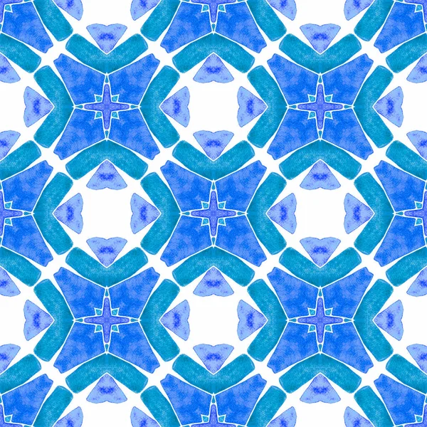 Органічна плитка. Синій неймовірний бухо шикарне літо — стокове фото