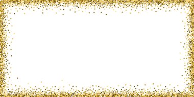 Altın parıltılı lüks konfeti. Dağınık 