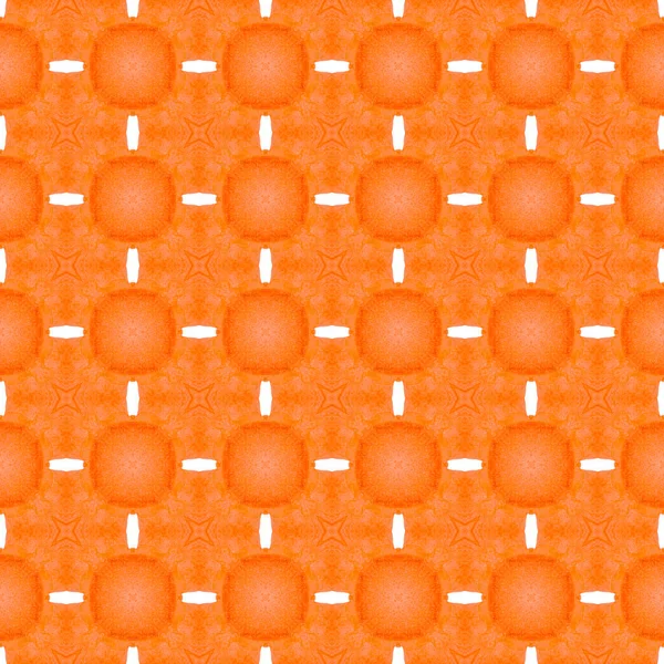 Chevron watercolor pattern. Orange lively boho — Stockfoto