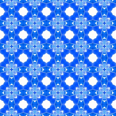 Suluboya madalyonu, kusursuz sınır. Mavi 