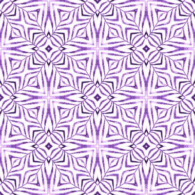 Oryantal arabesk el çizimi sınır. Mor 