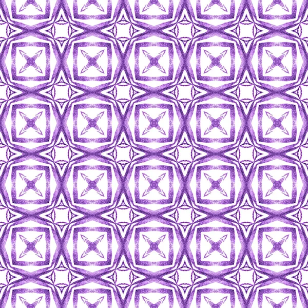 Mosaic seamless pattern. Purple astonishing boho — Stock Photo, Image