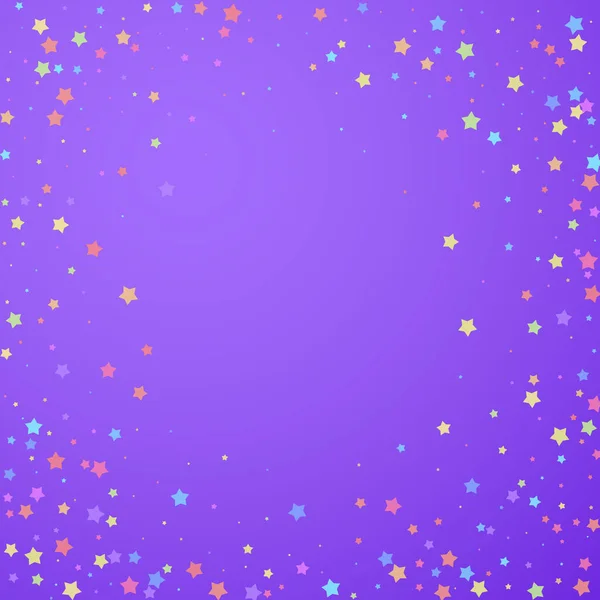 Confete festivo. Estrelas de celebração. Estrela colorida — Vetor de Stock