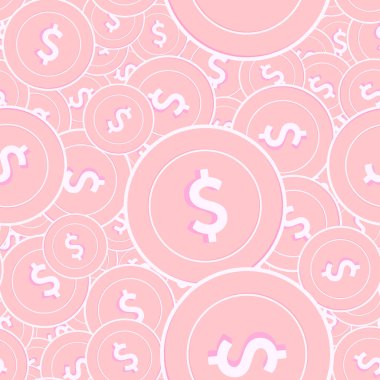 Amerikan Doları Bakır Paralar kusursuz desen. Min.