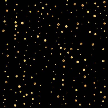 Nadir bulunan altın konfeti konfeti konfetisi. Kare