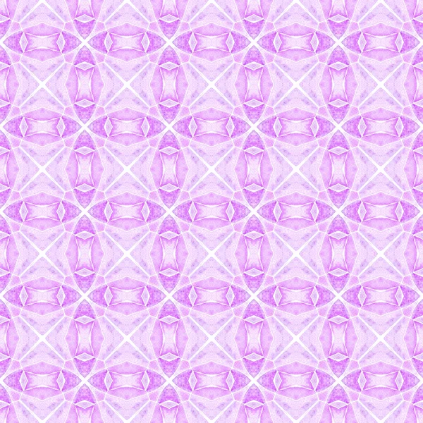 Tropical seamless pattern.  Purple symmetrical — Stock Photo, Image