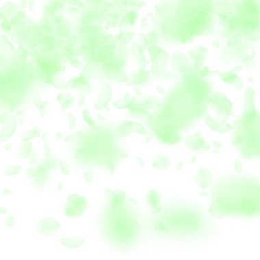 Yeşil çiçek yaprakları aşağı düşen. Çok güzel romant