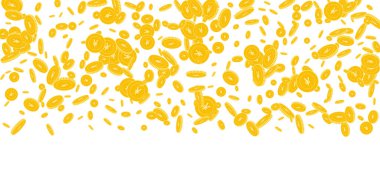 Çin Yuan paraları düşüyor. Dağınık düzensiz C