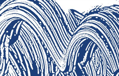 Grunge dokusu. Üzüntü çivit pürüzü. Dal