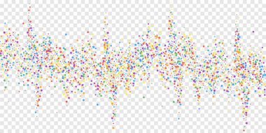 Şenlikli konfeti. Kutlama yıldızları. Gökkuşağı confe