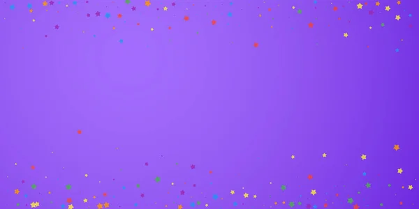 Des confettis festifs. Des stars de la fête. Étoiles joyeuses — Image vectorielle