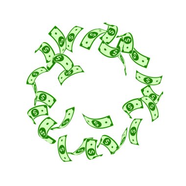 Amerikan dolarları düşüyor. Yüzen Amerikan doları. 