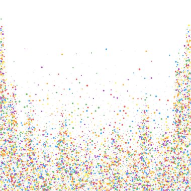 Şenlikli konfeti. Kutlama yıldızları. Renkli konfeksiyon