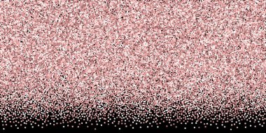 Pembe altın parıltılı lüks konfeti. Scatt.