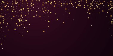 Altın yıldızlı, pırıl pırıl lüks konfeti. Scatt.