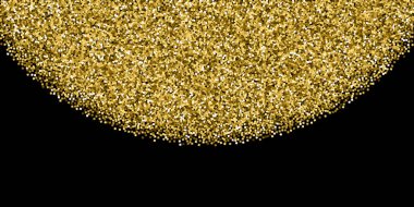 Altın parıltılı lüks konfeti. Dağınık 